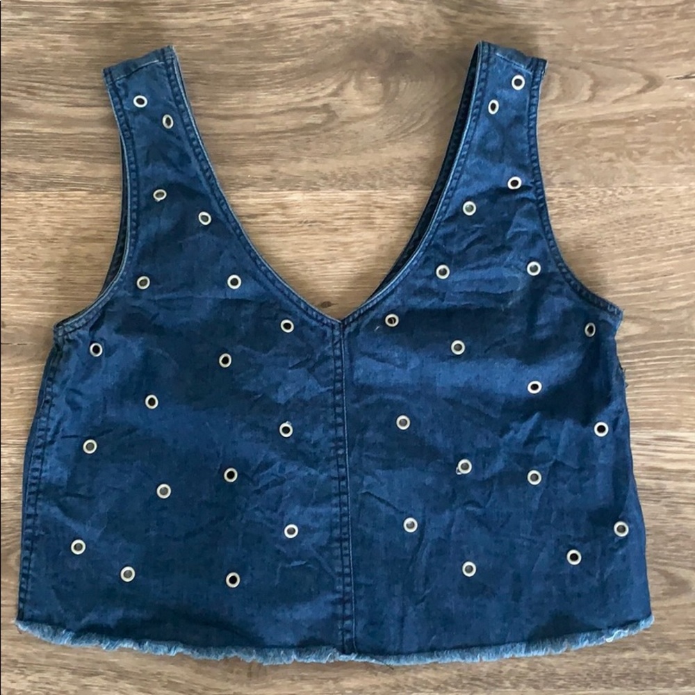 Denim top